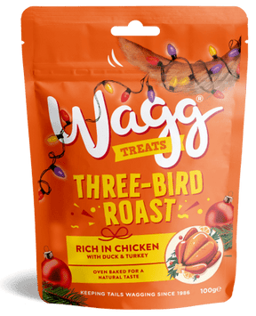Wagg 3 Bird Roast Treat 100g Wagg 