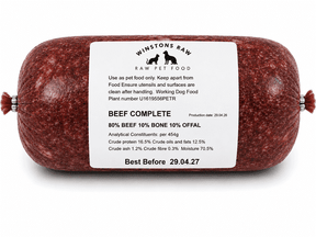Winstons Beef Complete 80:10:10 454g ❄ Winstons Raw 