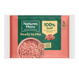 Natures Menu Beef Raw Dog Food Mince Block 400g Raw Dog Food Natures Menu 