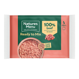 Natures Menu All Beef Block 400g Raw Dog Food Natures Menu 