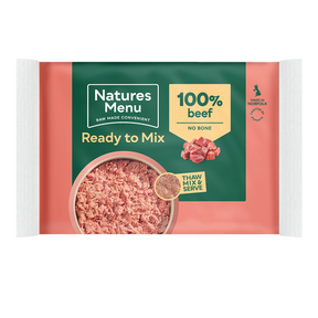 Natures Menu All Beef Block 400g Raw Dog Food Natures Menu 