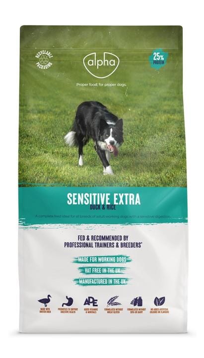 Alpha Sensitive Extra Dry Dog Food Alpha 