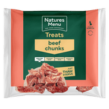 Natures Menu Frozen Beef Chunks for Dogs 1kg Raw Dog Food Natures Menu 