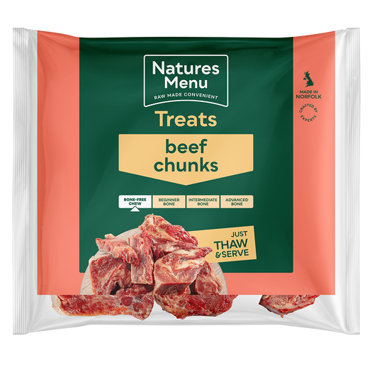 Natures Menu Beef Chunks 1kg Raw Dog Food Natures Menu 