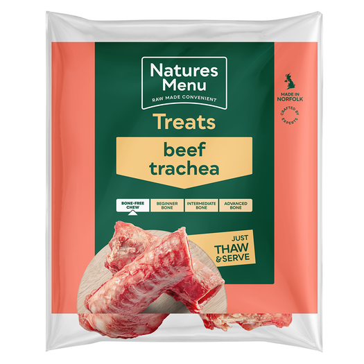 Natures Menu Beef Trachea Raw Dog Food Natures Menu 