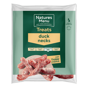 Natures Menu Frozen Duck Necks for Dogs 6 Pack Raw Dog Food Natures Menu 