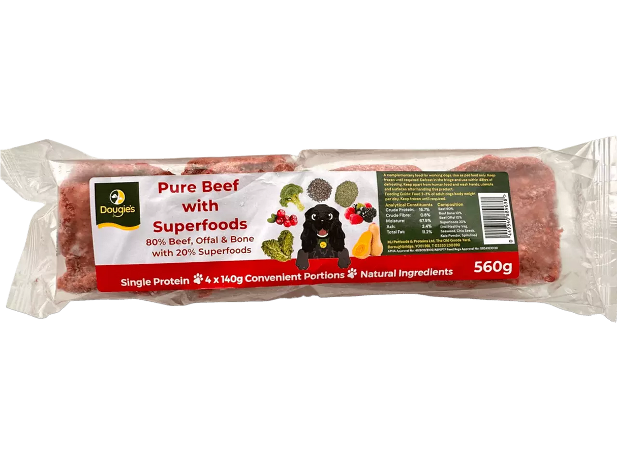 Dougies Superfoods Beef & Veg 560g Dougies 