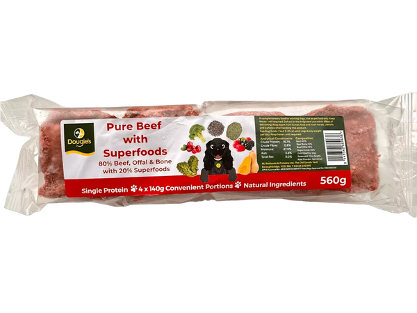 Dougies Superfoods Beef & Veg 560g Dougies 