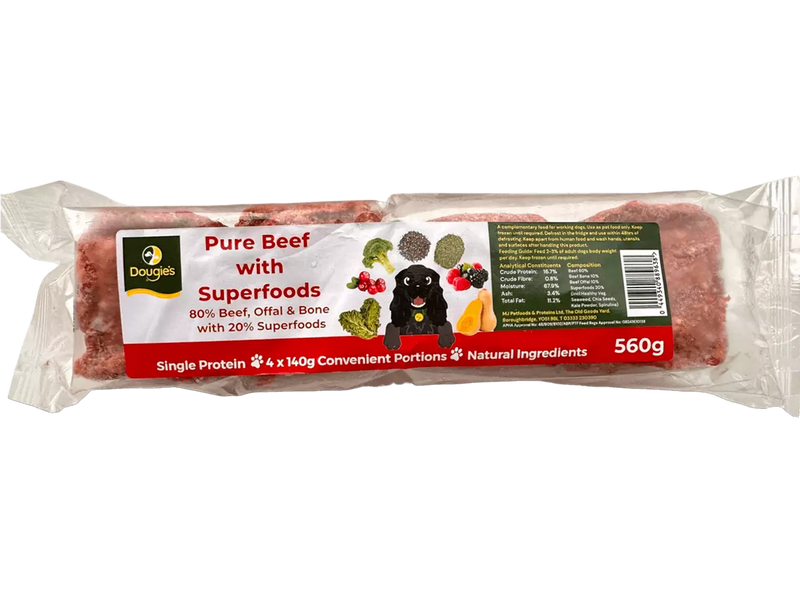 Dougies Superfoods Beef & Veg 560g Dougies 