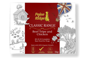 Paleo Ridge Beef Tripe & Chicken 1kg ❄ Raw Dog Food Paleo Ridge 