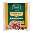 Natures Menu Poultry Heart Chunks 1KG Raw Dog Food Natures Menu 