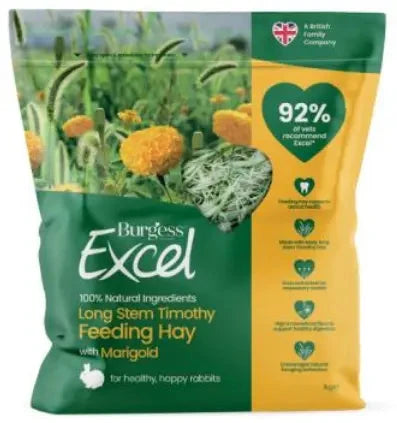 Burgess Long Stem Timothy Hay With Marigold Burgess 