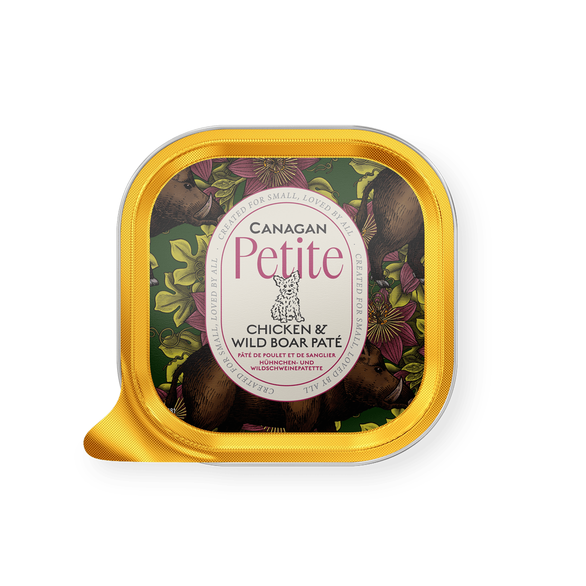 Canagan Petite Chicken & Wild Boar Pâté Wet Dog Food 100g Wet Dog Food Canagan 