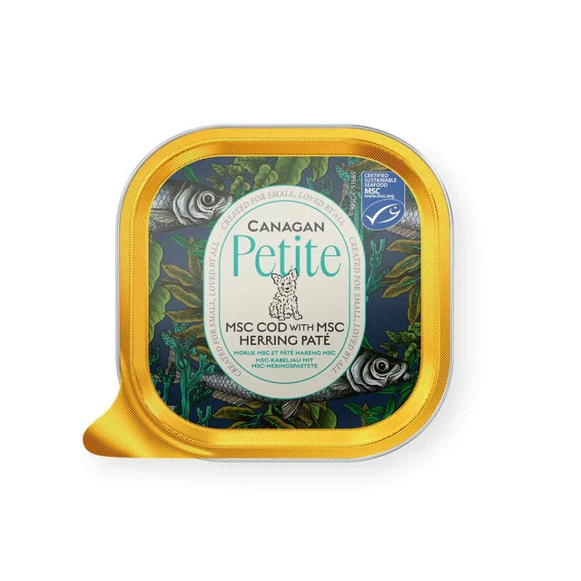 Canagan Petite MSC Cod & MSC Herring Pate 100g Bradlands Pet Supplies 