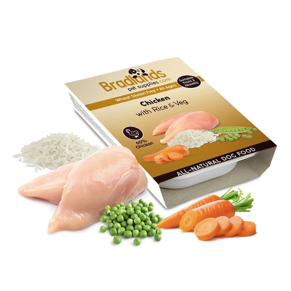 Bradlands Wet Dog Food Chicken & Rice 395g Bradlands 