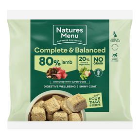 Natures Menu Country Hunter Nuggets Lamb/Veg 1kg Raw Dog Food Natures Menu 