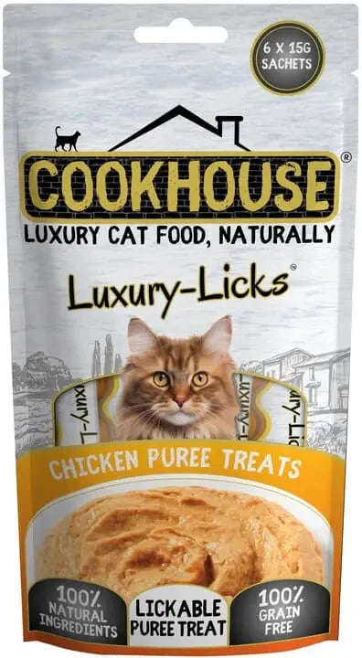 Cookhouse Luxury Licks Chicken Puree 90g Cookhouse 