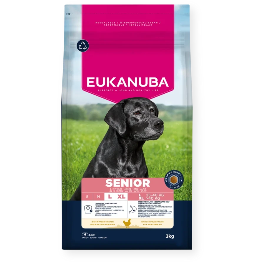 Eukanuba Senior Large Breed Chicken 12kg Dry Dog Food Eukanuba 