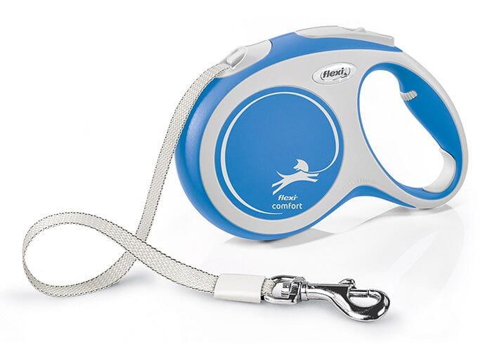 Flexi Comfort Tape Lead *Select Colour & Size* Flexi Blue Small 5M