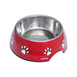 Red Dingo Dog 2-in-1 Bowl Desert Paws Red Red Dingo 
