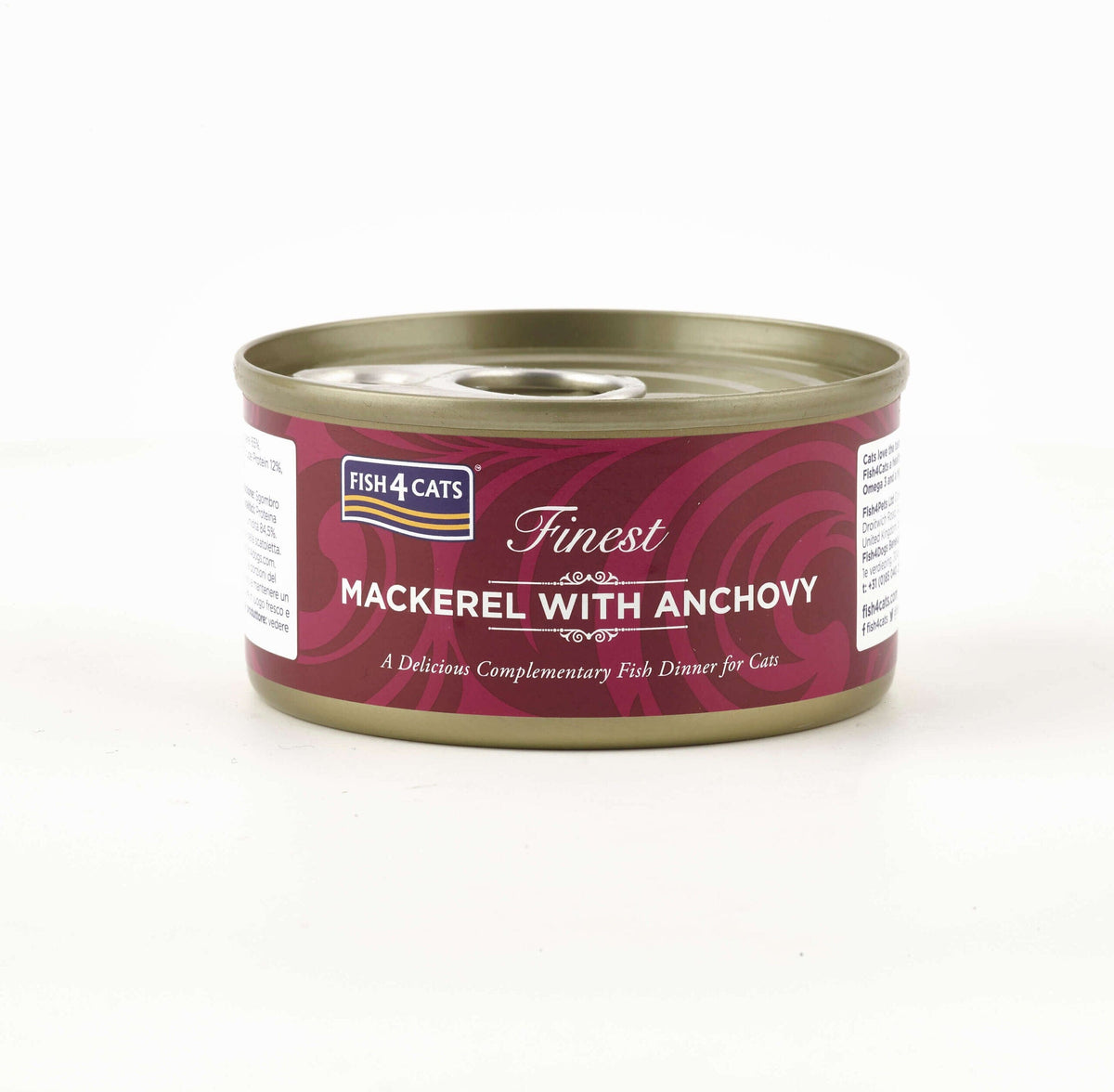 Fish4Cats Finest Mackerel with Anchovy Wet Cat Food 70g Wet Cat Food Fish4Cats 