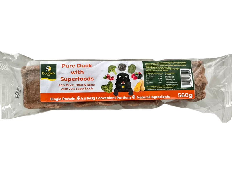 Dougies Superfoods Duck & Veg 560g Dougies 