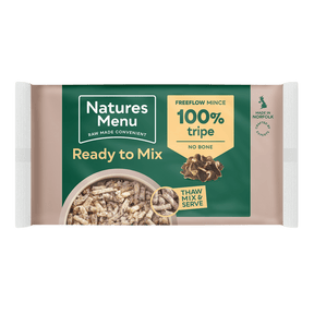 Natures Menu Tripe Raw Dog Food Freeflow Mince 2kg Raw Dog Food Natures Menu 