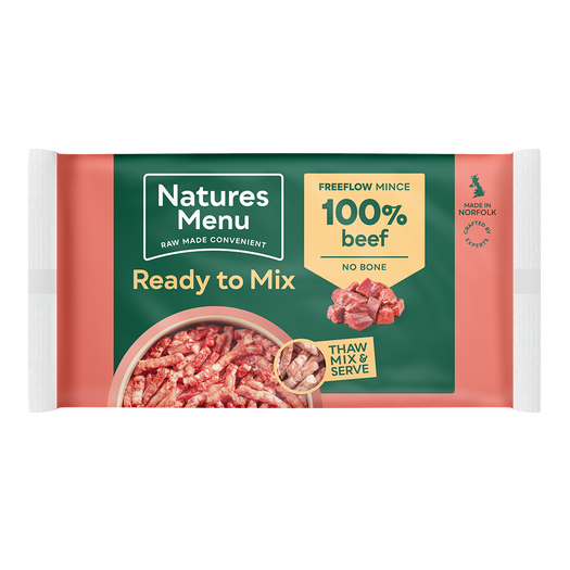 Natures Menu Freeflow Beef Mince 2kg Raw Dog Food Natures Menu 