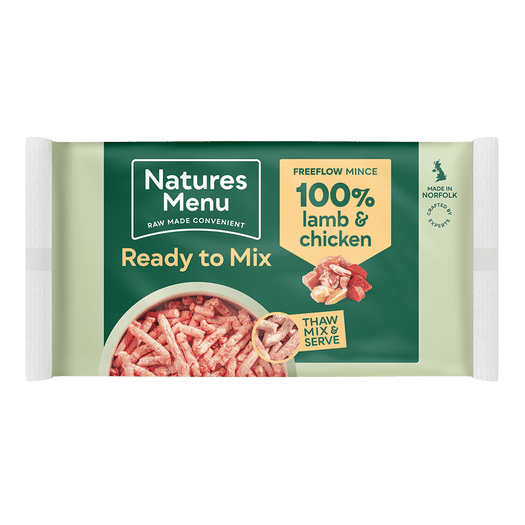 Natures Menu Freeflow Lamb/Chicken Mince 2kg Raw Dog Food Natures Menu 