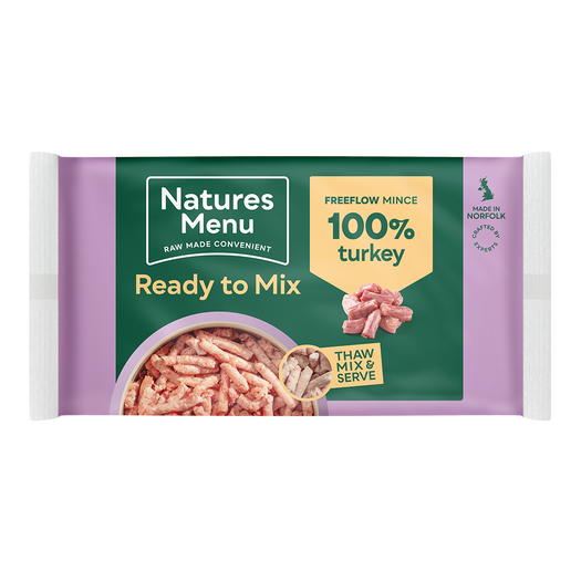 Natures Menu Freeflow Turkey 2kg Raw Dog Food Natures Menu 