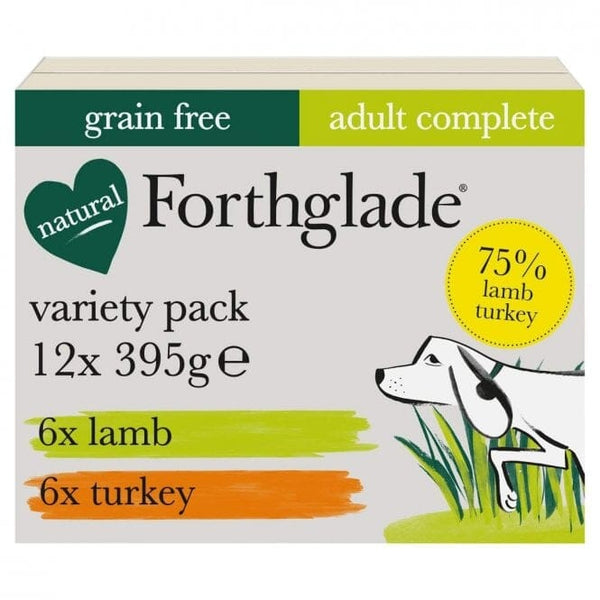 Forthglade Lamb & Turkey Grain Free Multipack 12X395g Forthglade 