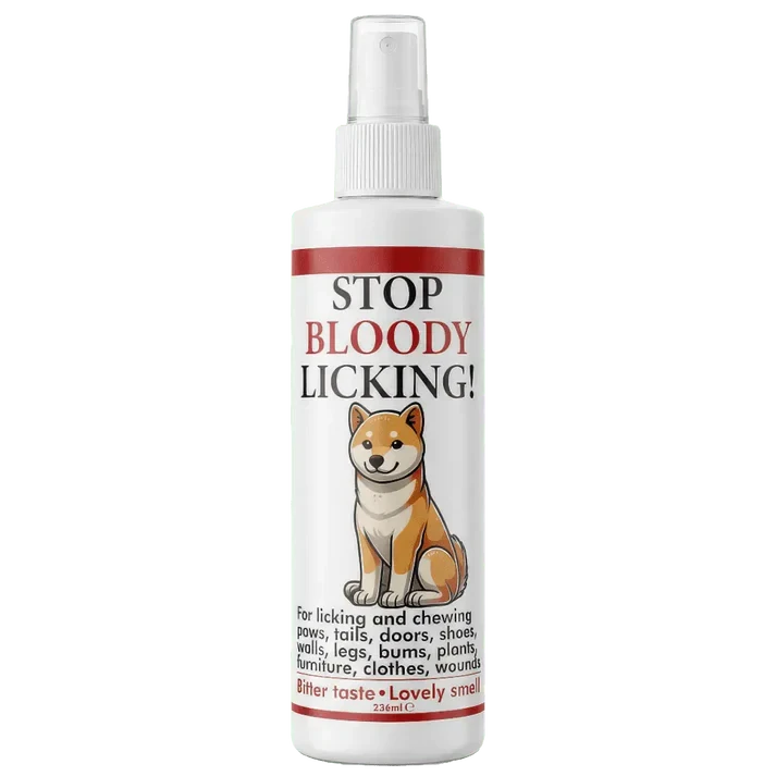 Stop Bloody Licking Bitter Spray 236ml Pets Calm Down 