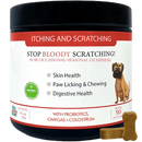 Stop Bloody Scratching Dog Treats 90pk Pets Calm Down 