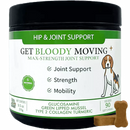 Get Bloody Moving Dog Treat 90pk Pets Calm Down 