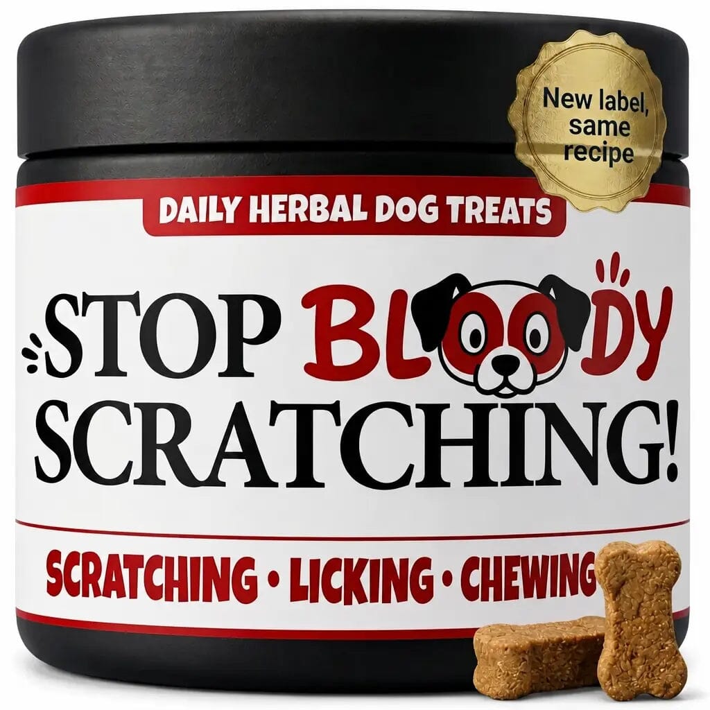 Pets Calm Down Stop Bloody Scratching Dog Treats 135pk Dog Healthcare Pets Calm Down 