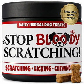 Pets Calm Down Stop Bloody Scratching Dog Treats 135pk Dog Healthcare Pets Calm Down 