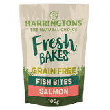 Harringtons Fresh Bakes Salmon Fish Bites Dog Treats 100g Dog Treats Harringtons 
