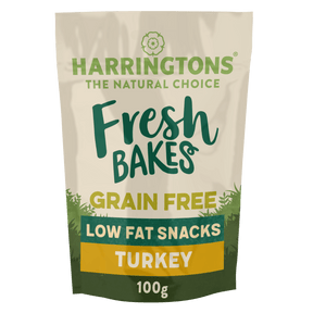 Harringtons Fresh Bakes Low Fat Turkey Dog Treats 100g Dog Treats Harringtons 