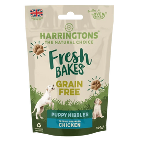 Harringtons Fresh Bakes Chicken & Yoghurt Puppy Nibbles 100g Dog Treats Harringtons 