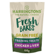 Harringtons Fresh Bakes Chicken Liver Dog Treats 100g Dog Treats Harringtons 