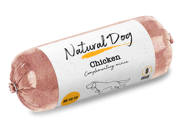 Natural Dog Chicken 80:10:10 500g Natural Dog 