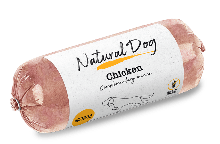 Natural Dog Chicken 80:10:10 500g Natural Dog 