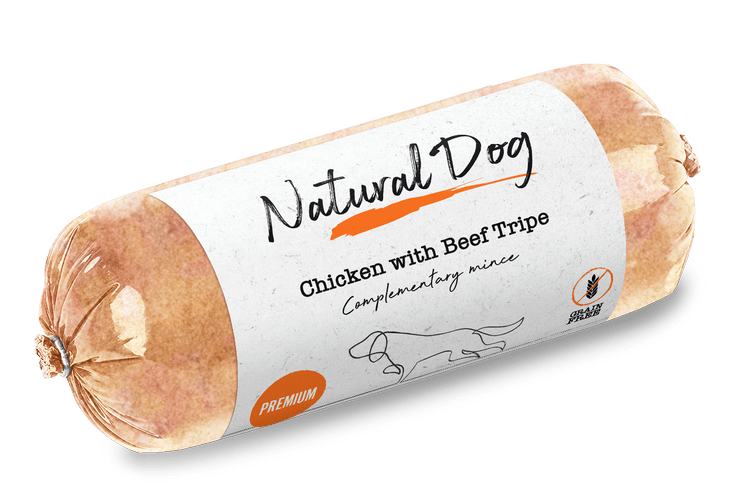 Natural Dog Premium Chicken & Beef Tripe 500g Natural Dog 
