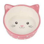 Happy Pet Polka Dot Cat Bowl - Pink Happy Pet 