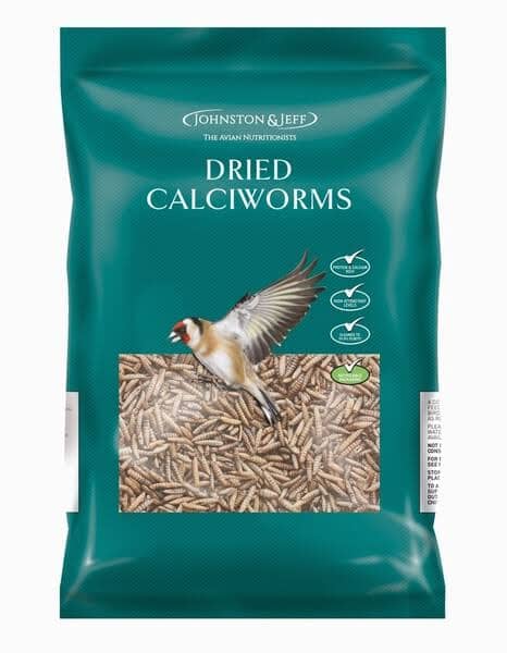 Johnstone & Jeff Dried Calciworms 500g Johnston & Jeff 