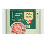 Natures Menu Lamb & Chicken Raw Dog Food Mince Block 400g Raw Dog Food Natures Menu 