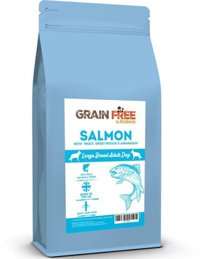 Bradlands Grain Free Adult Large Breed Salmon 2kg Dog Food Bradlands 