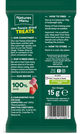 Natures Menu Freeze Dried Bites Lamb 15g Natures Menu 