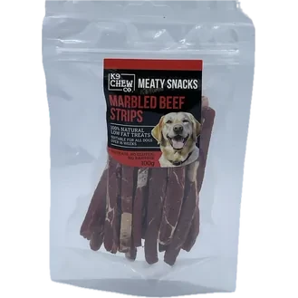 K9 Chew Marbled Beef Strips 100g K9 Chew 