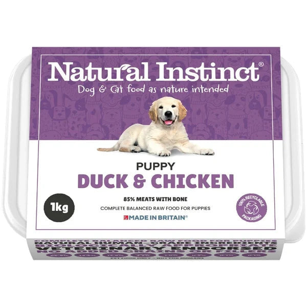Natural Instinct Puppy Duck/Chicken 1kg Natural Instinct 